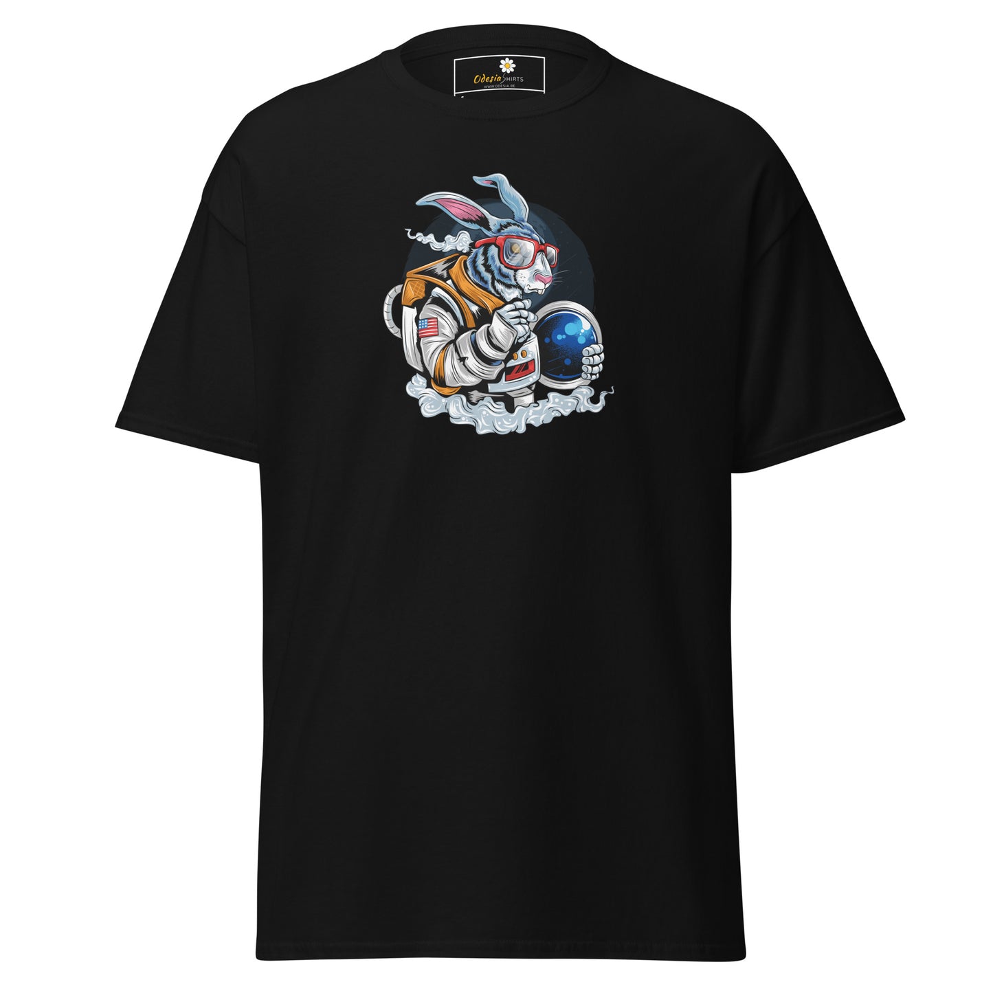 T-shirt classique unisexe - LAPIN ASTRONAUTE - RÉGULIER