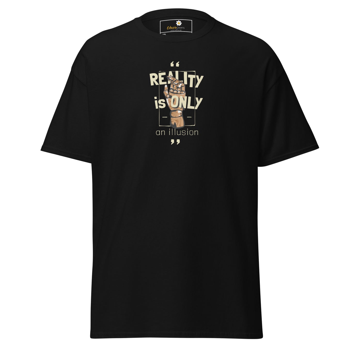 Unisex classic t-shirt - MYSTIC REALITY IS ONLY AN ILLUSION - BIG