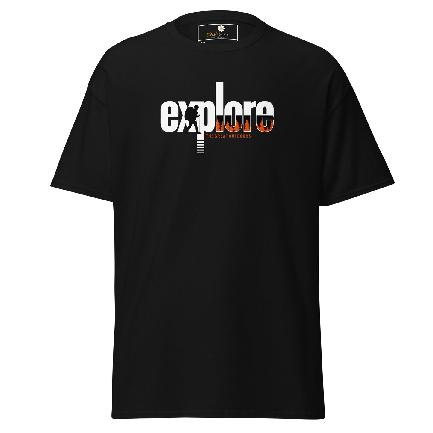 Unisex classic t-shirt - ADVENTURE EXPLORE - BIG