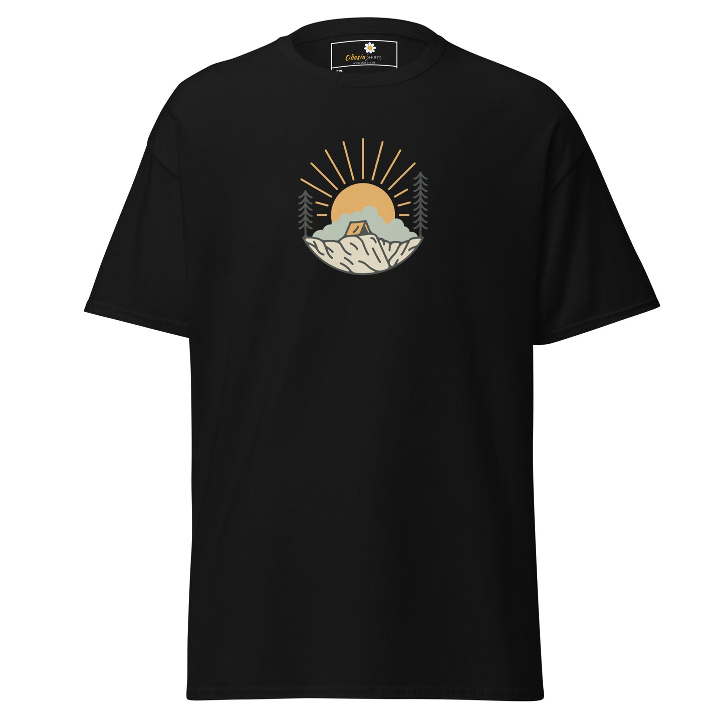 Unisex classic t-shirt - ADVENTURE SUNNY CIRCLE - BIG
