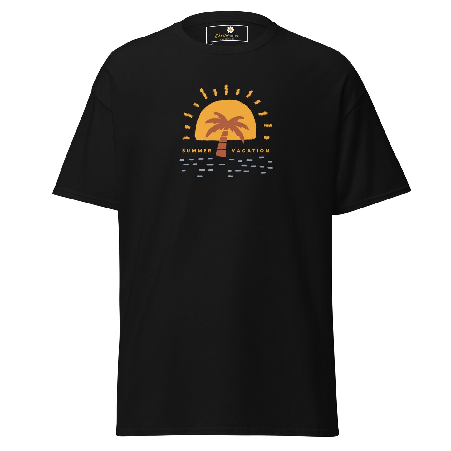 Heren klassiek t-shirt - ZOMERVAKANTIE - GROOT