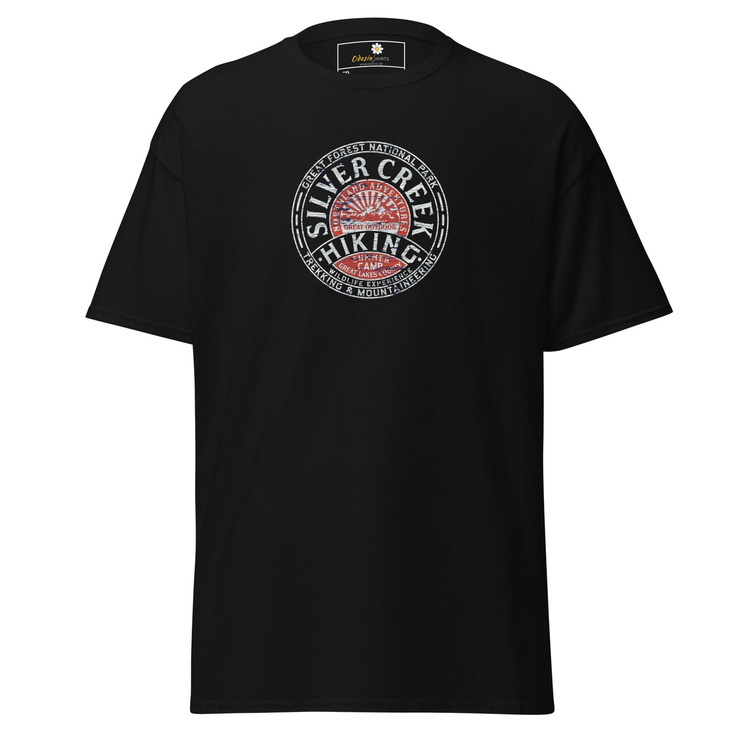 Unisex classic t-shirt - ADVENTURE SILVER CREEK HIKING - BIG