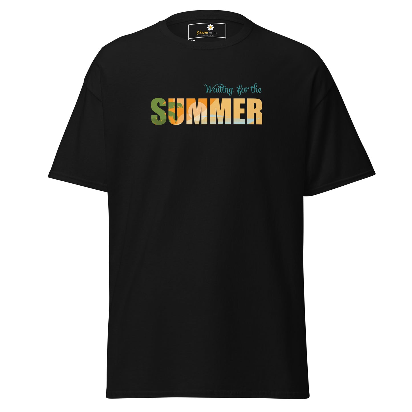T-shirt classique pour homme - L'ÉTÉ ATTEND - GRAND