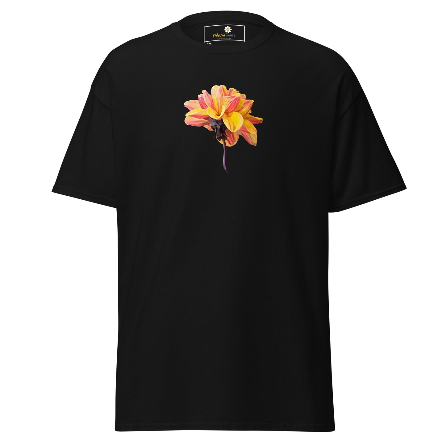 Unisex classic t-shirt - NATURE RED YELLOW FLOWERS - BIG