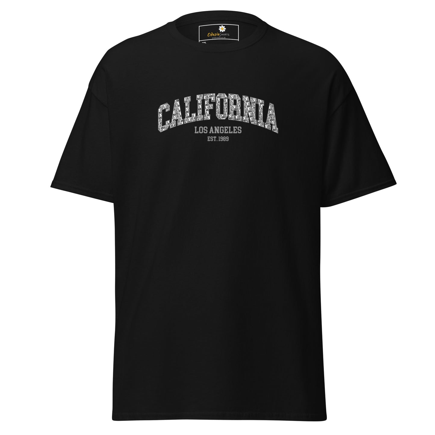 Klassiek T-shirt voor heren - TEXT CALIFORNIA MORE - GROOT