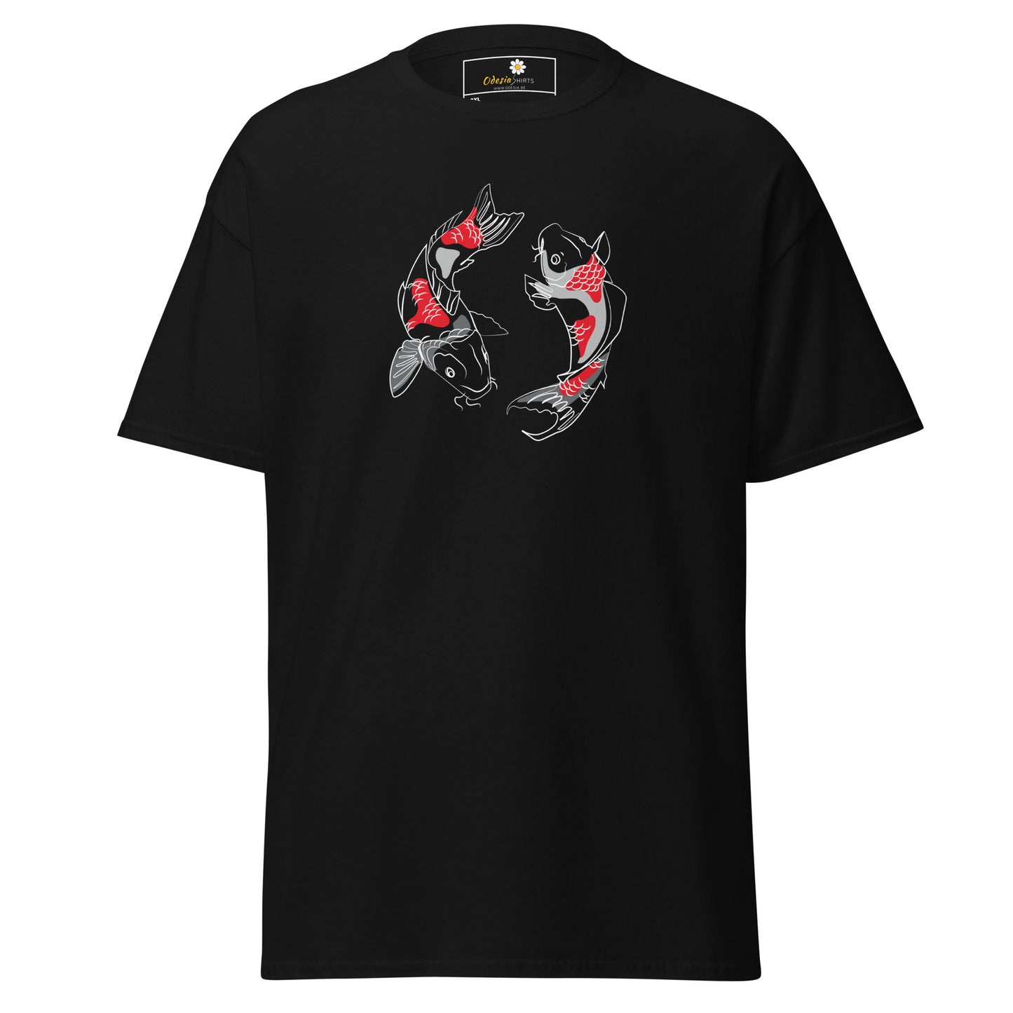 T-shirt classique unisexe - ANIMAUX KOI FISH - GRAND