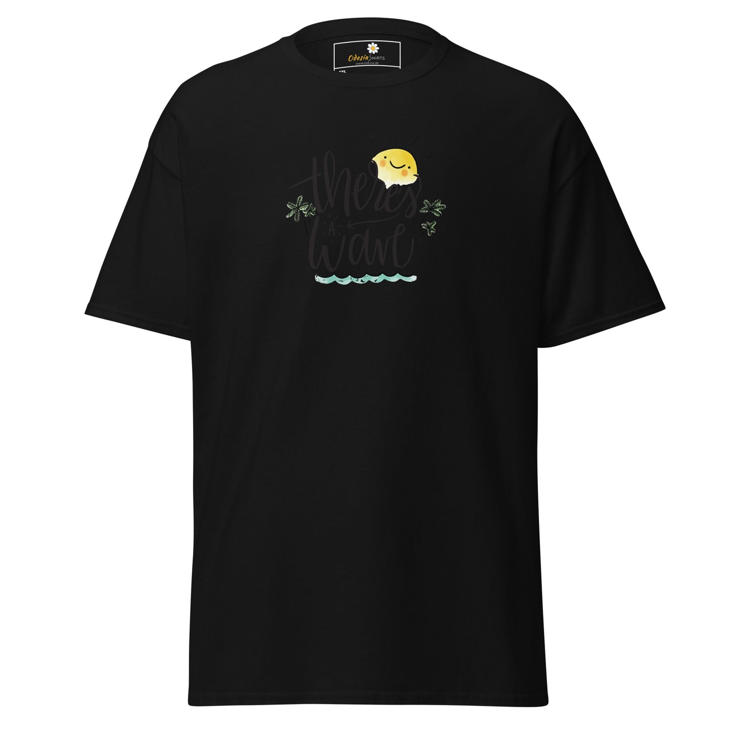 T-shirt classique pour homme - SUMMER THERES A WAVE - BIG