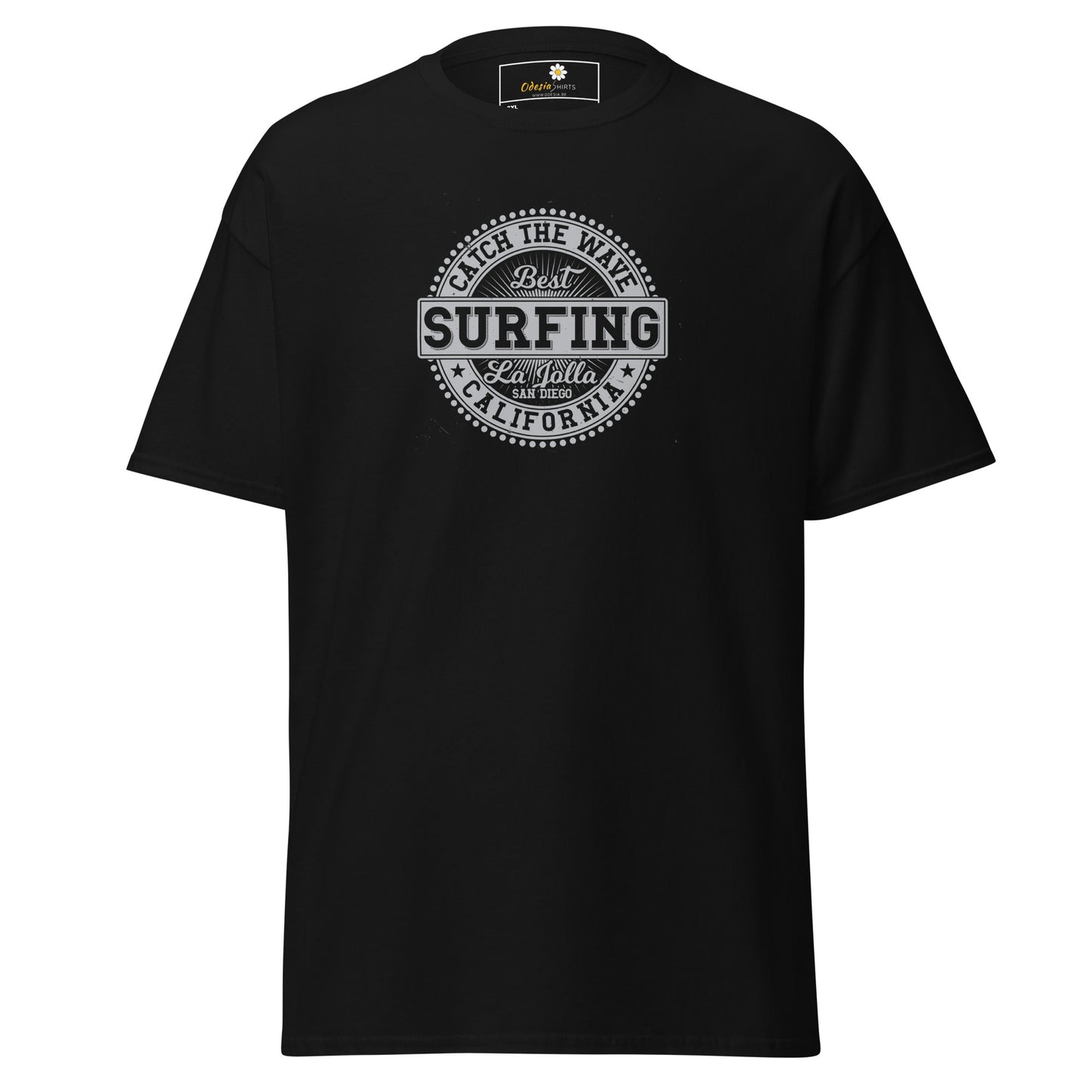 Heren klassiek t-shirt - SUMMER SURFING CALIFORNIA - GROOT
