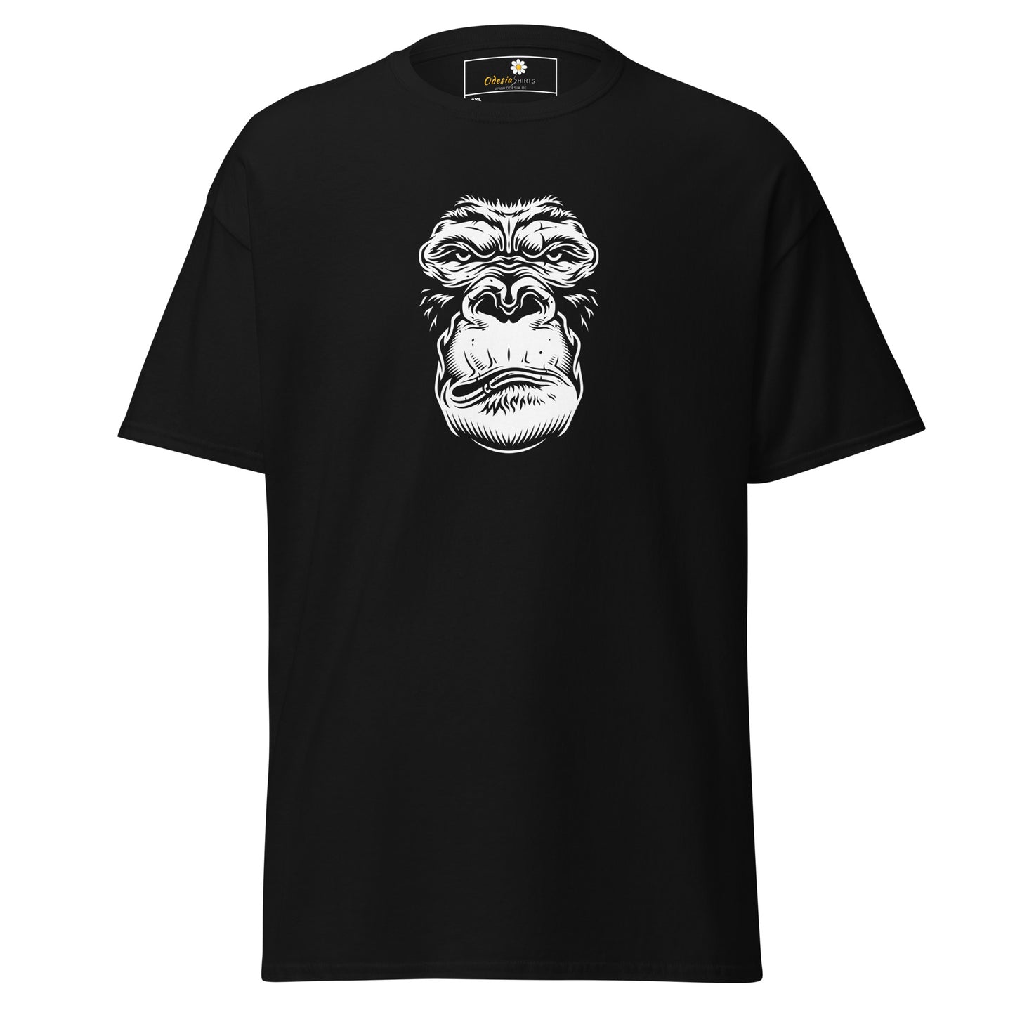 T-shirt classique pour homme - WILDLIFE GORILLA FACE - GRAND