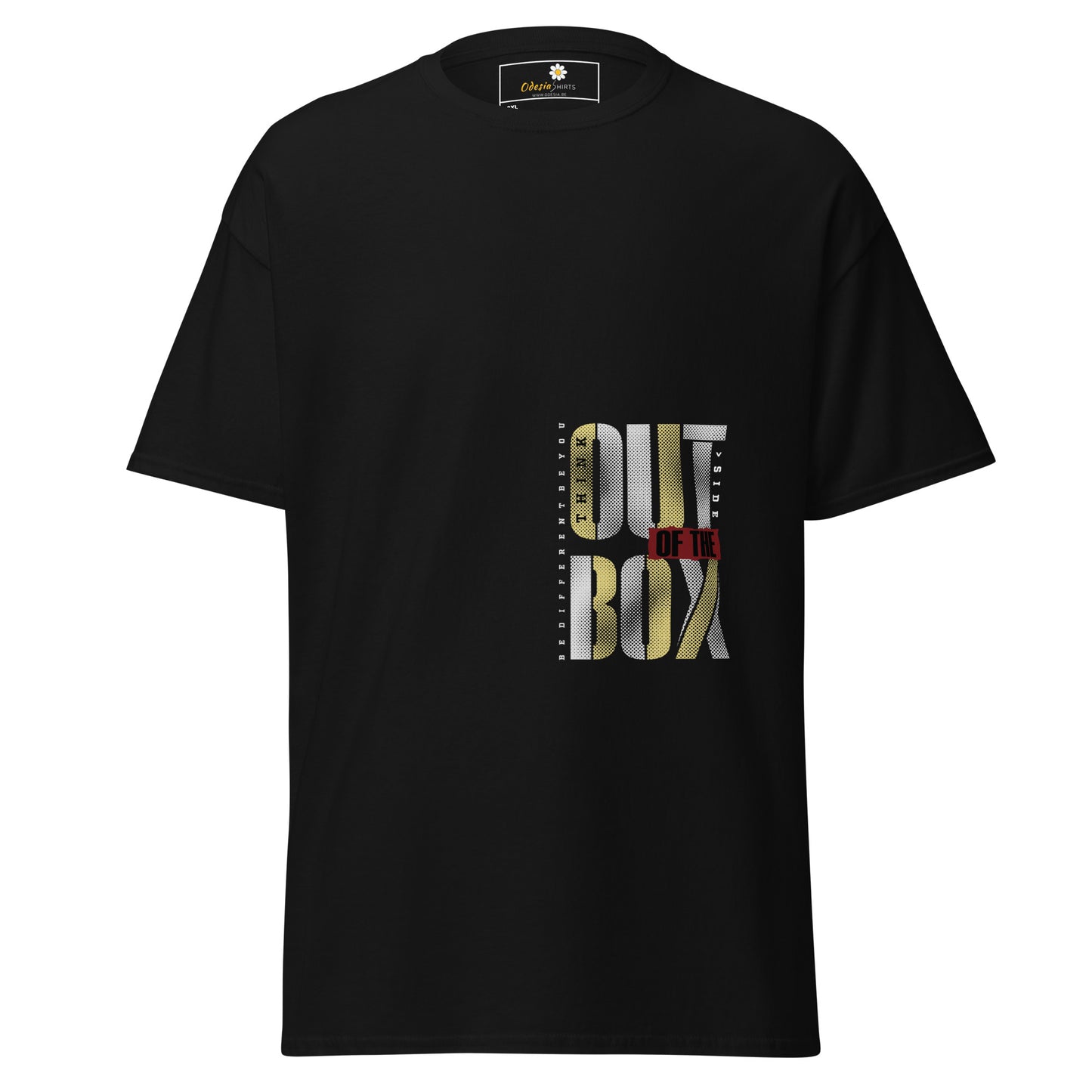T-shirt classique pour homme - TEXT OUT OF THE BOX - GRAND
