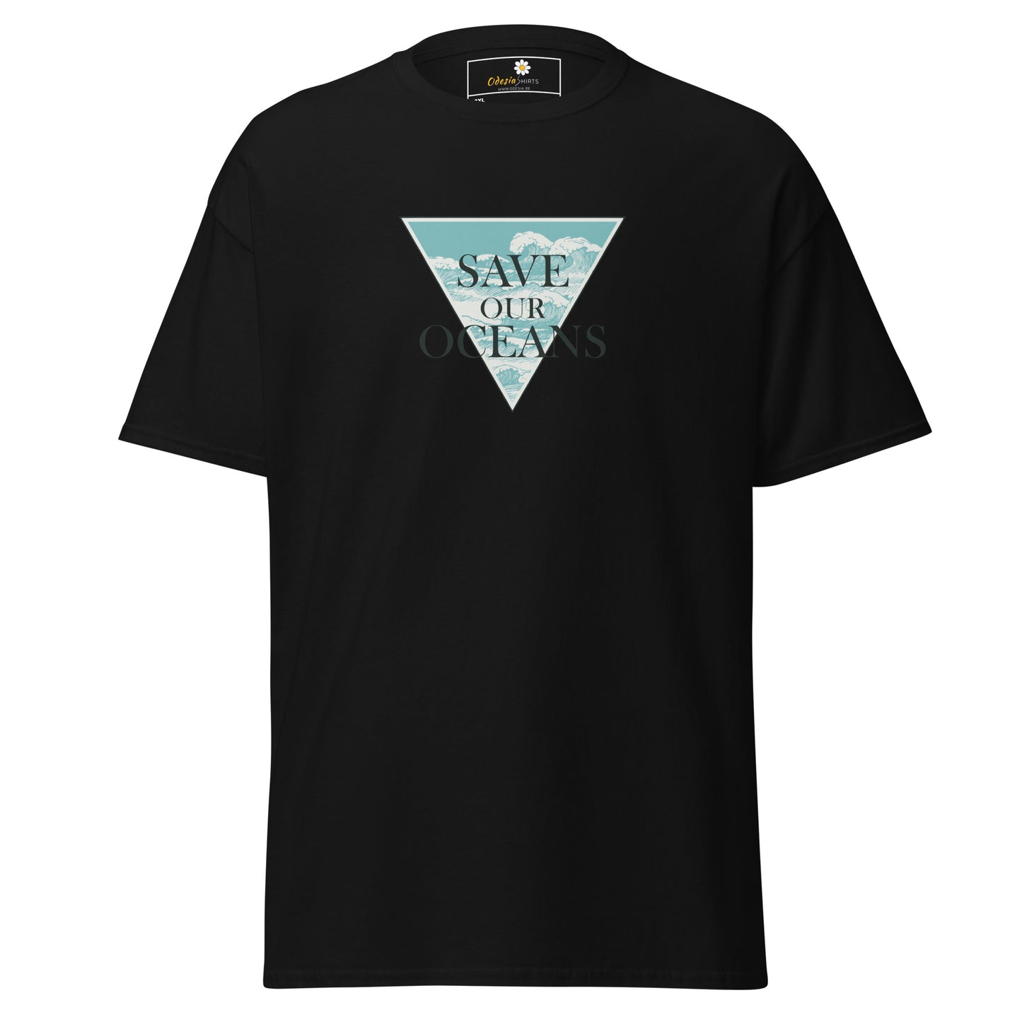 Unisex classic t-shirt - ECOLOGY SAVE OUR OCEANS - BIG