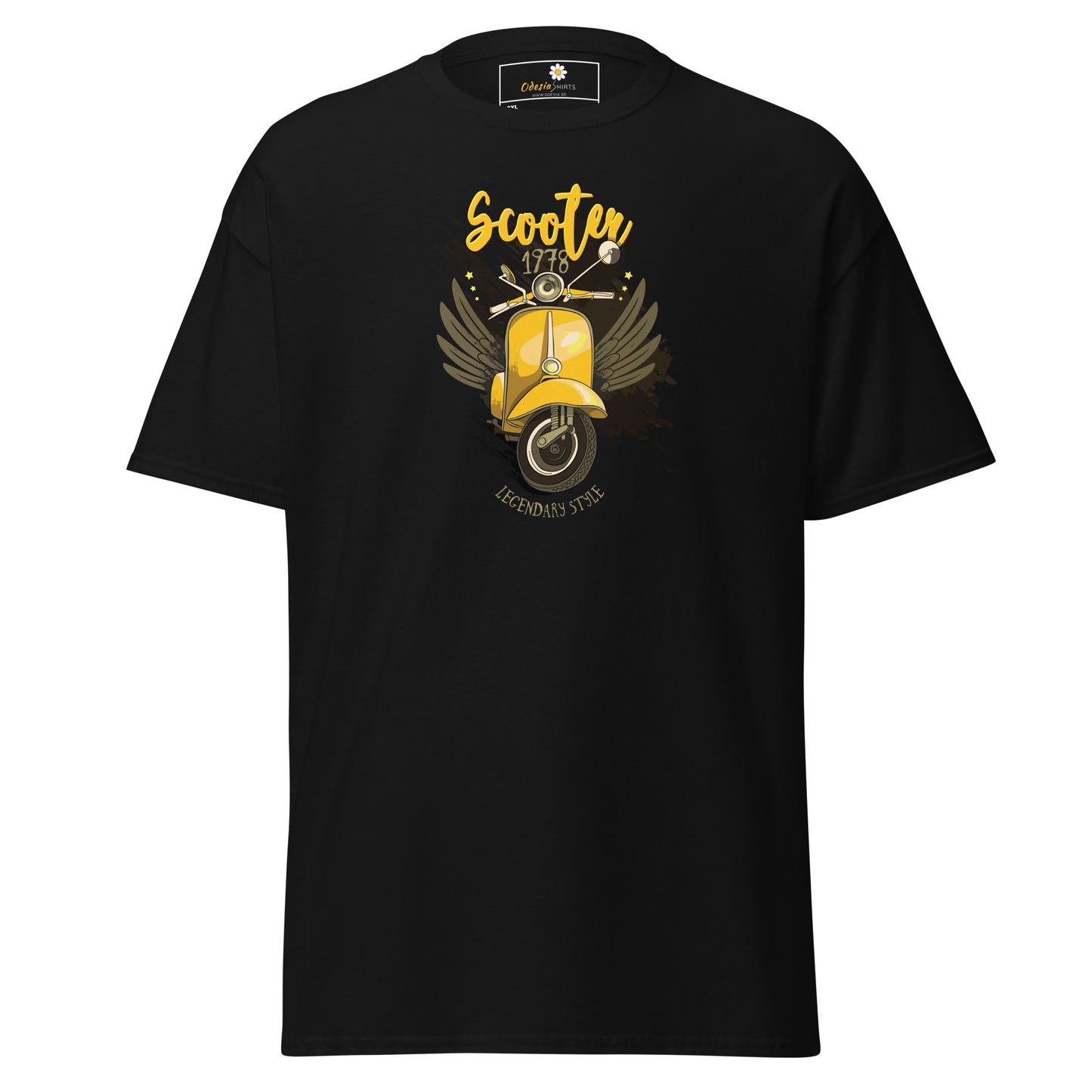 T-shirt classique homme - VINTAGE SCOOTER 1978 - GRAND