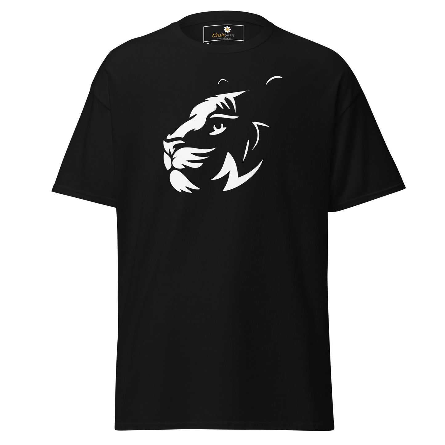 Klassiek T-shirt voor heren - WILDLIFE BIG CAT HEAD - GROOT