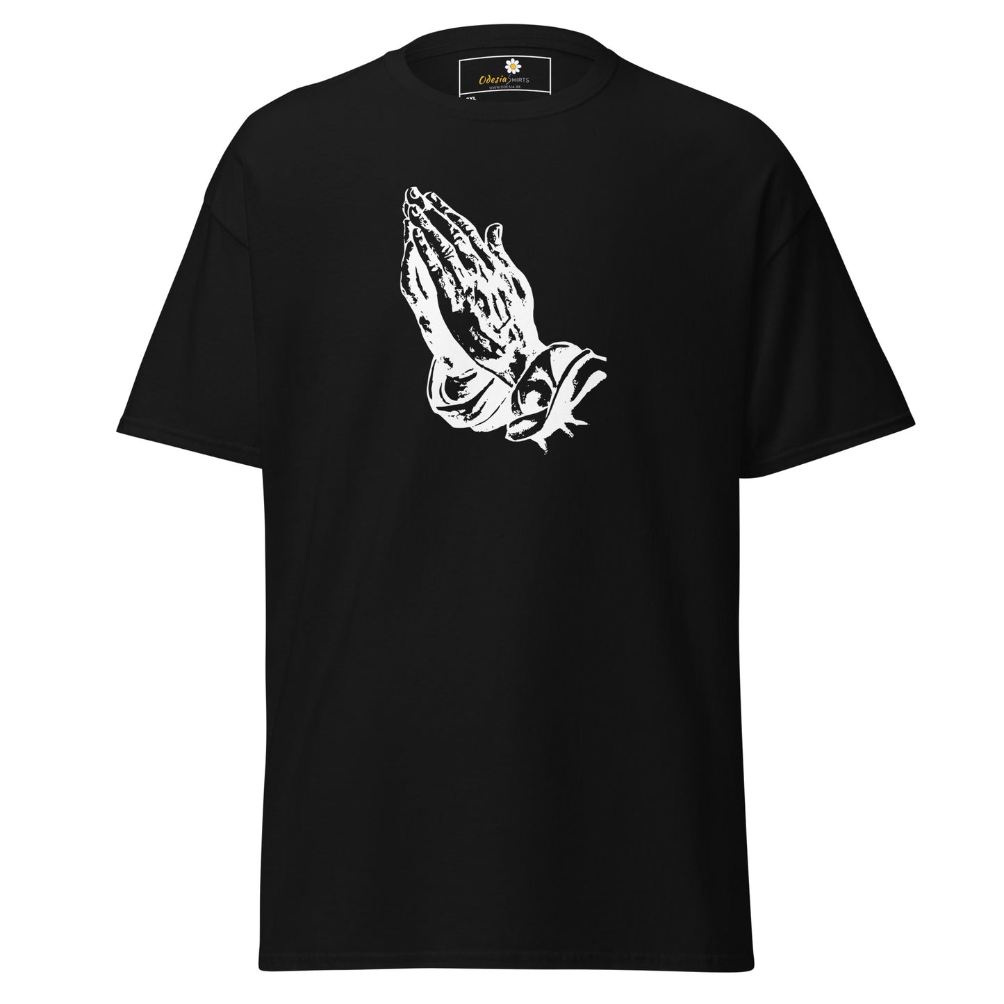 Unisex classic t-shirt - SPIRITUAL PRAYING HANDS - BIG