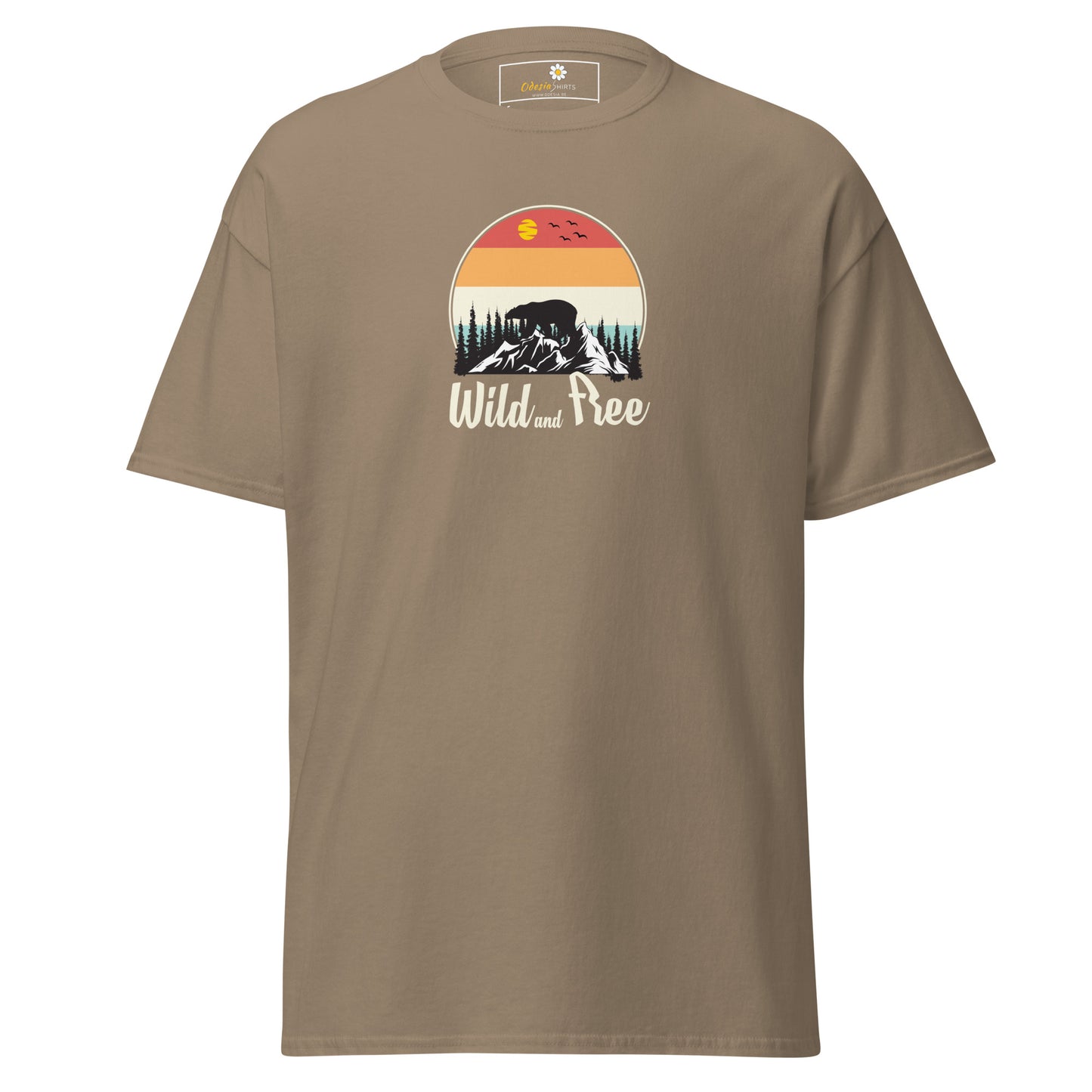 Unisex classic t-shirt - ADVENTURE WILD AND FREE - REGULAR