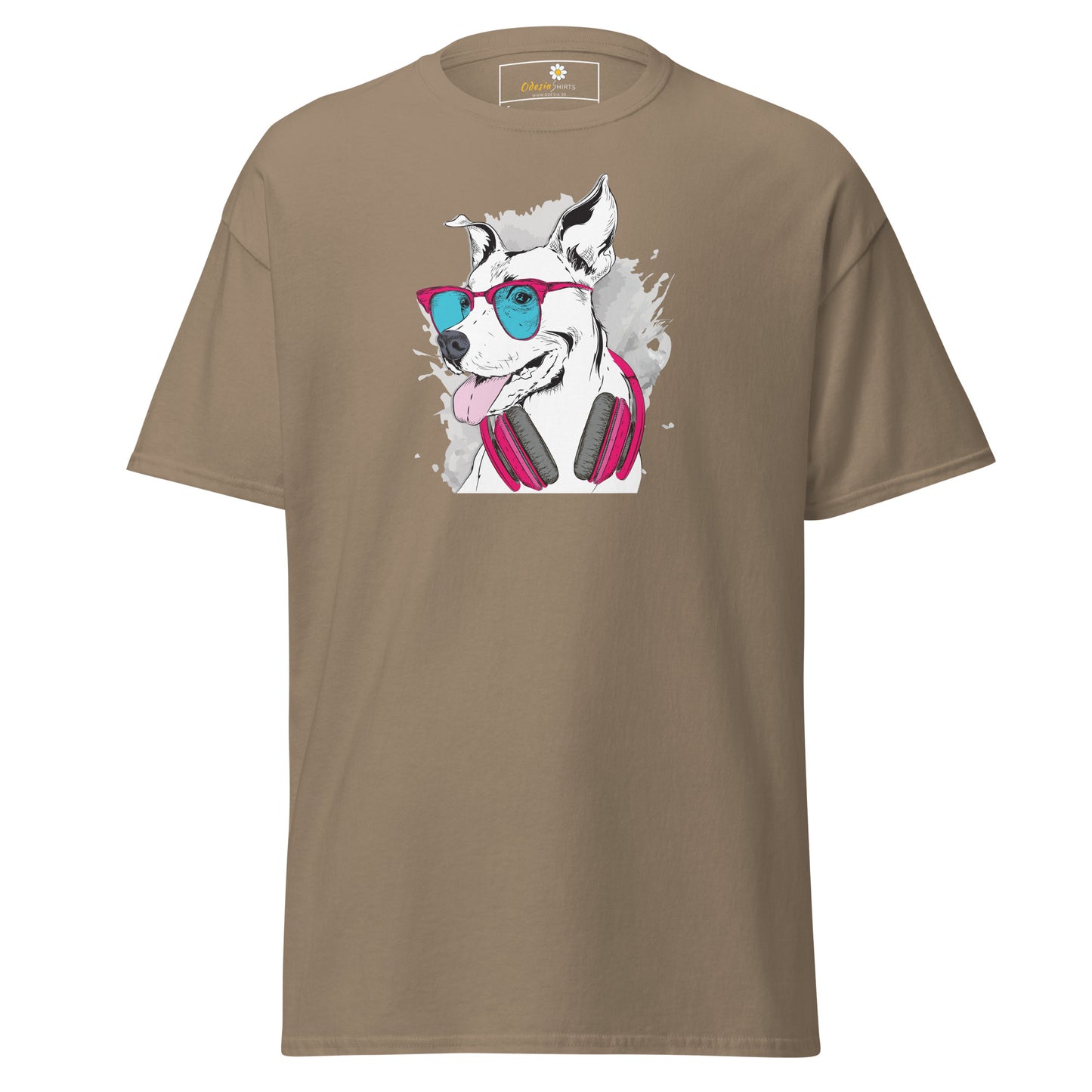 T-shirt classique unisexe - ANIMAUX MUSIQUE CHIEN - RÉGULIER