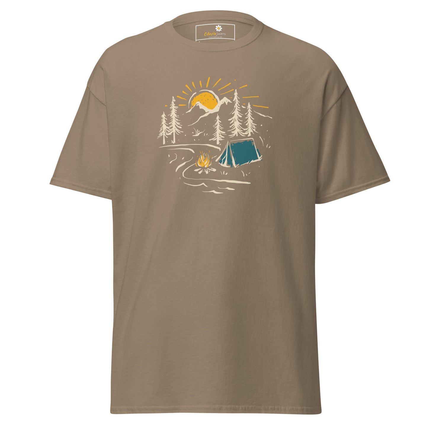 Unisex classic t-shirt - ADVENTURE CAMPFIRE CIRCLE - REGULAR