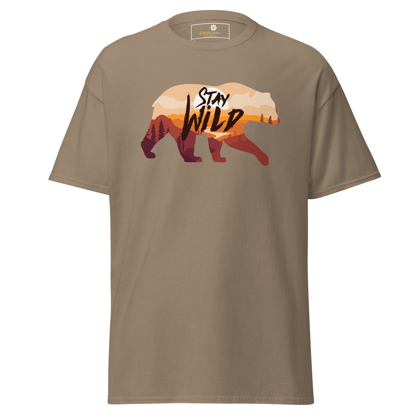 Unisex classic t-shirt - ADVENTURE WILD LIFE STAY WILD - REGULAR