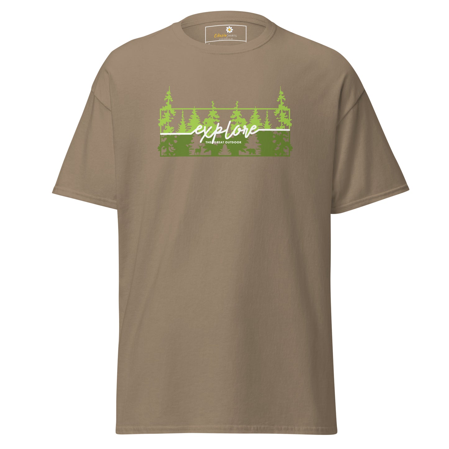 T-shirt classique unisexe - AVENTURE EXPLORE TREES - REGULAR