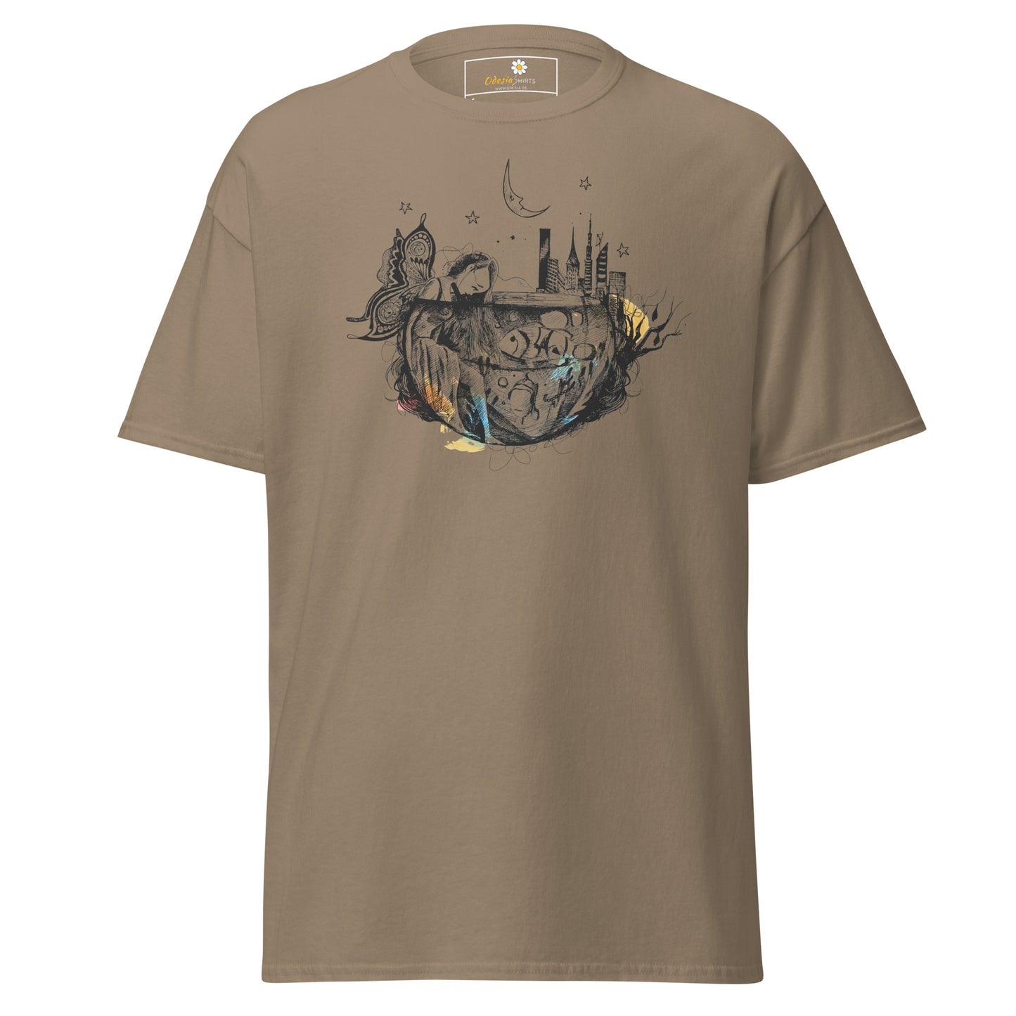 Unisex classic t-shirt - FANTASY GIRL FISHBOWL - REGULAR