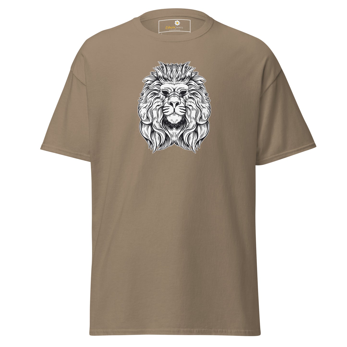 Unisex classic t-shirt - WILD LIFE LION HEAD - REGULAR