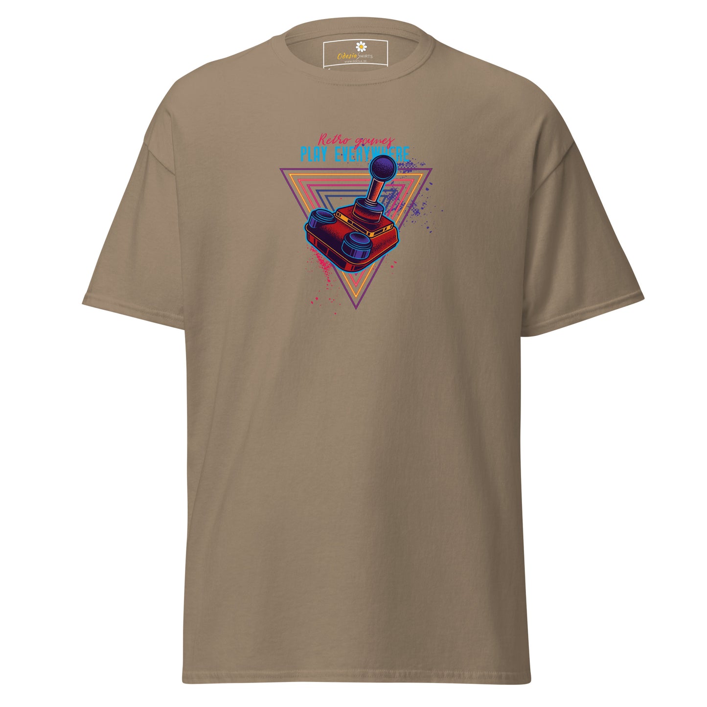 Unisex classic t-shirt - GAMERS PLAY EVERYWHERE JOYSTICK - REGULAR