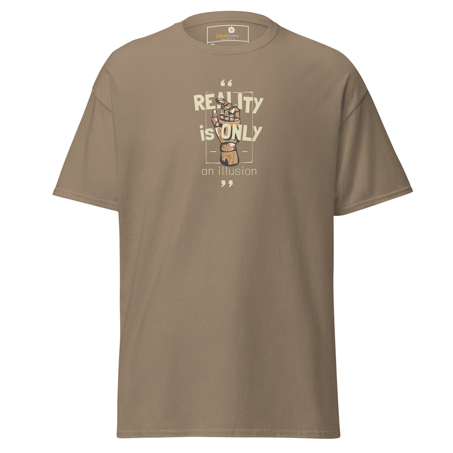 Unisex classic t-shirt - MYSTIC REALITY IS ONLY AN ILLUSION - BIG