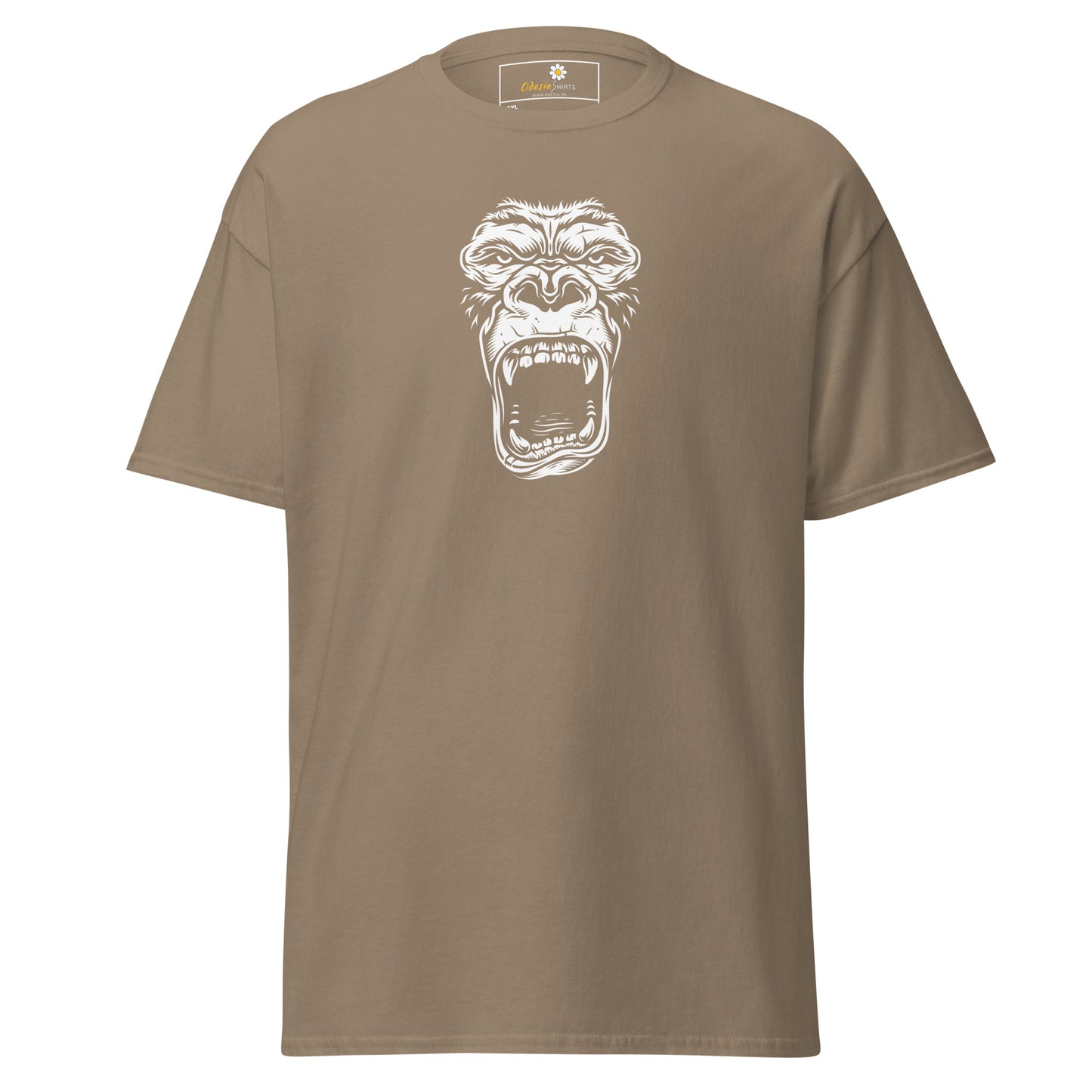 T-shirt classique pour homme - WILDLIFE GORILLA SCREAM - BIG