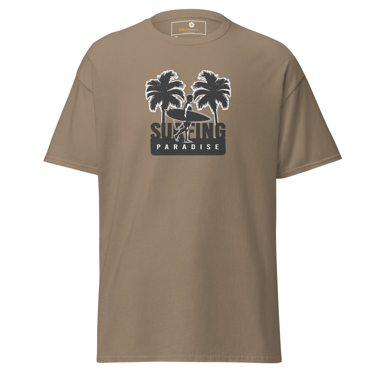 T-shirt classique pour homme - SUMMER SURFING TREES - BIG