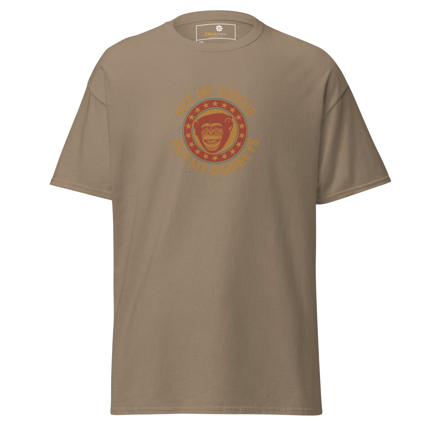 T-shirt classique homme - VINTAGE NOT MY MONKEYS CIRCUS - GRAND