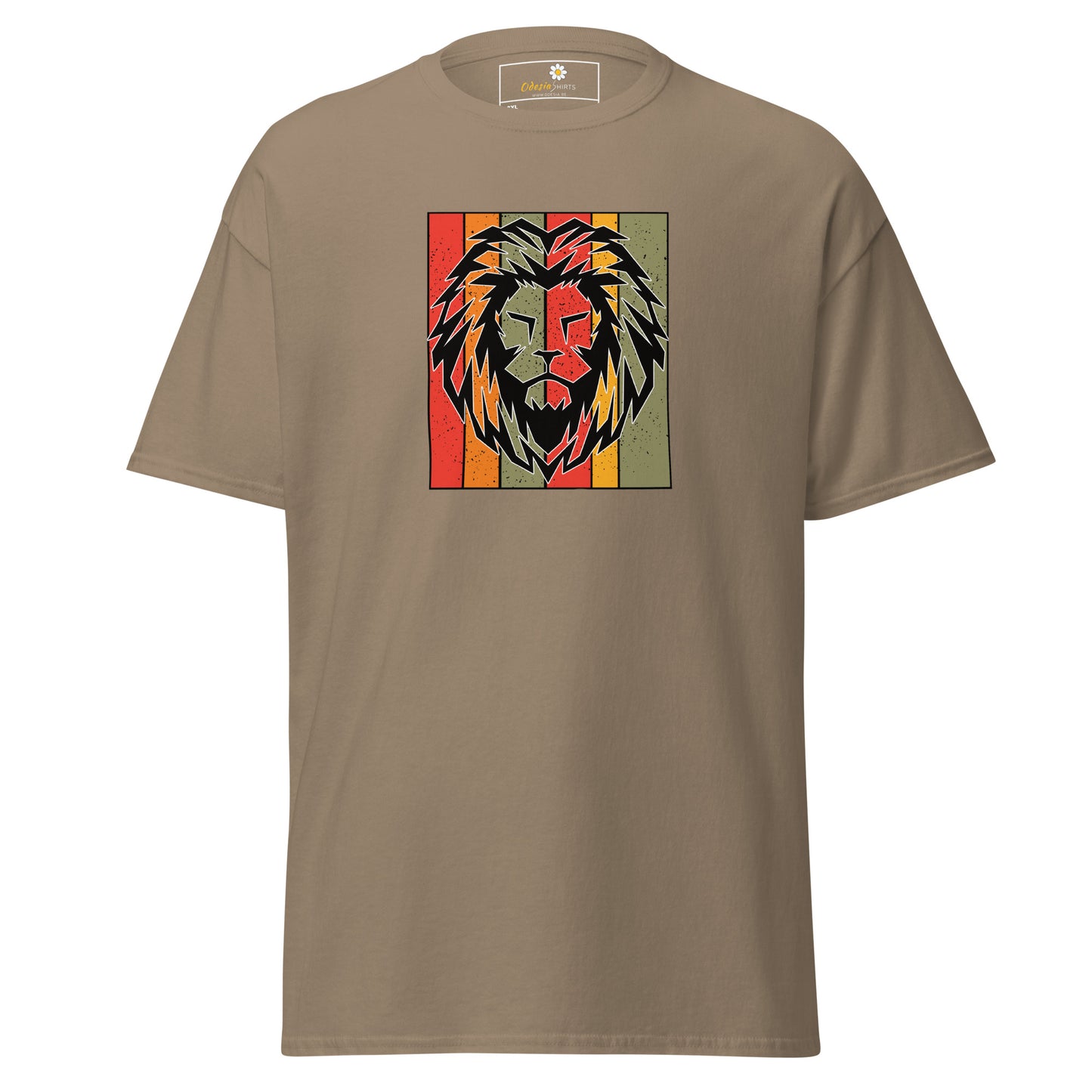 T-shirt classique homme - WILDLIFE LION HEAD - BIG