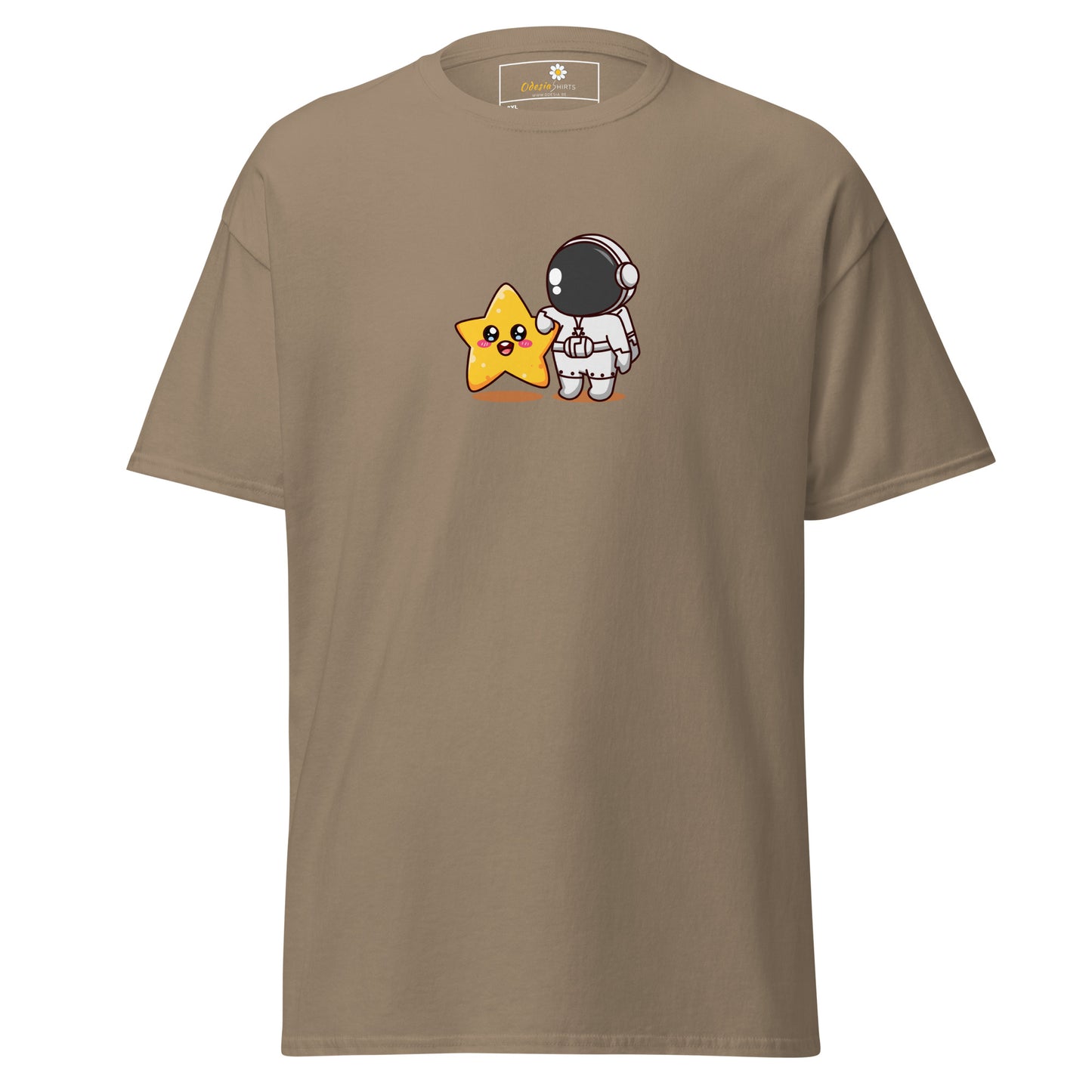 Unisex classic t-shirt - ASTRONAUT MINI STAR - BIG