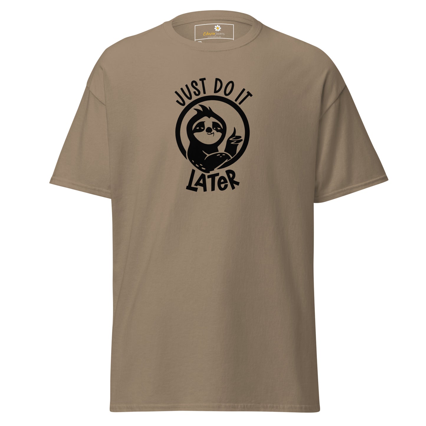 Unisex classic t-shirt - FUN JUST DO IT LATER - BIG