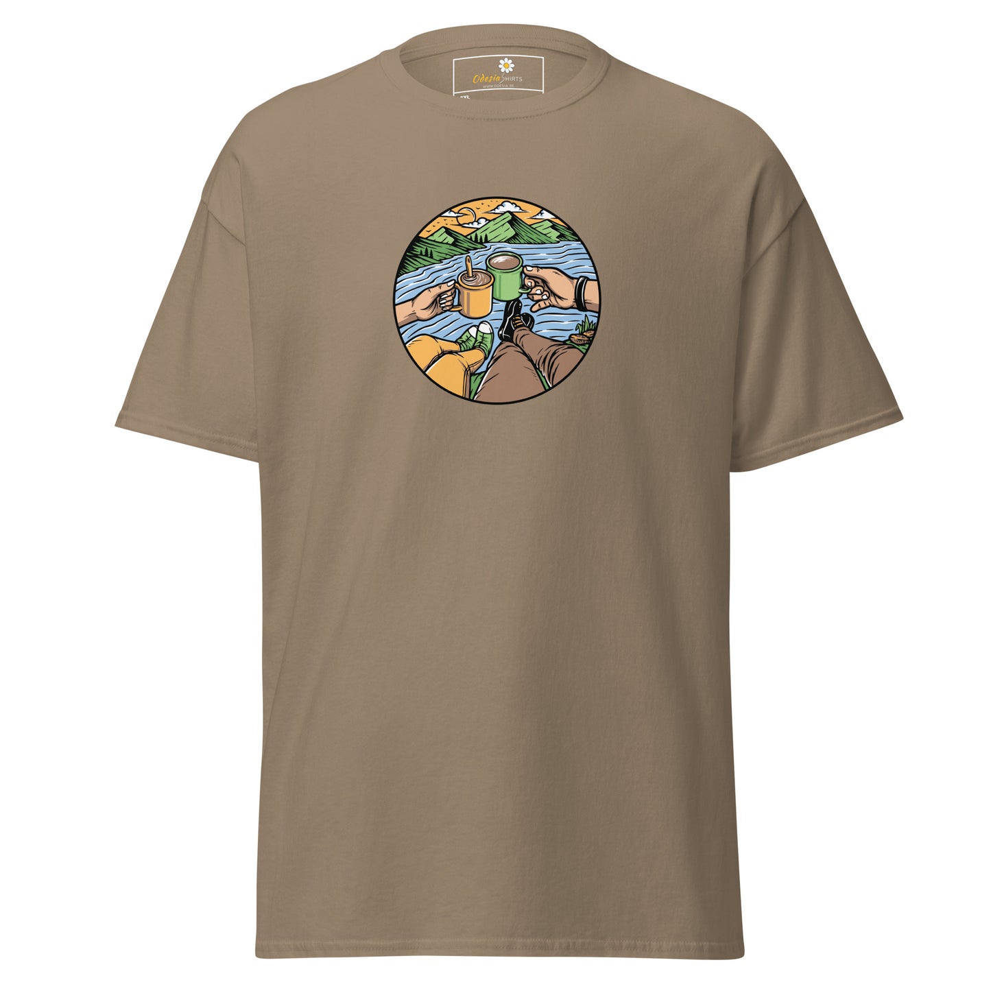 Unisex classic t-shirt - ADVENTURE NATURE TOGETHER - BIG