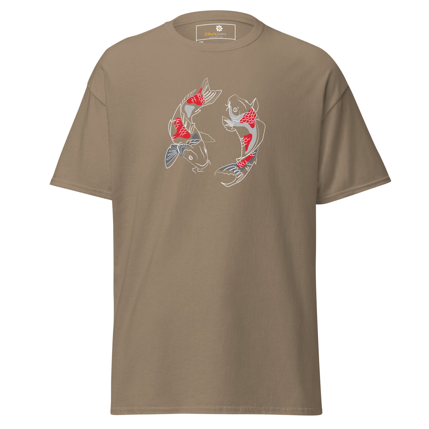T-shirt classique unisexe - ANIMAUX KOI FISH - GRAND