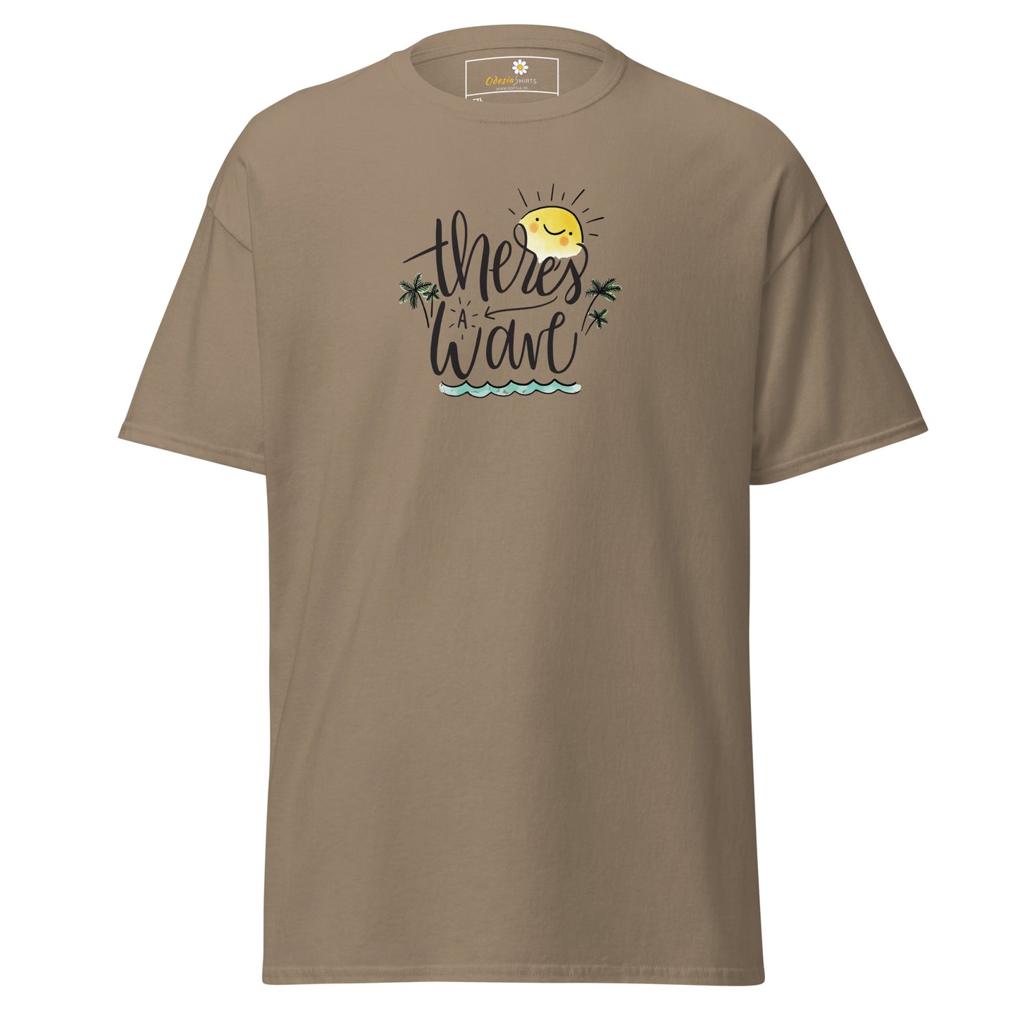 T-shirt classique pour homme - SUMMER THERES A WAVE - BIG