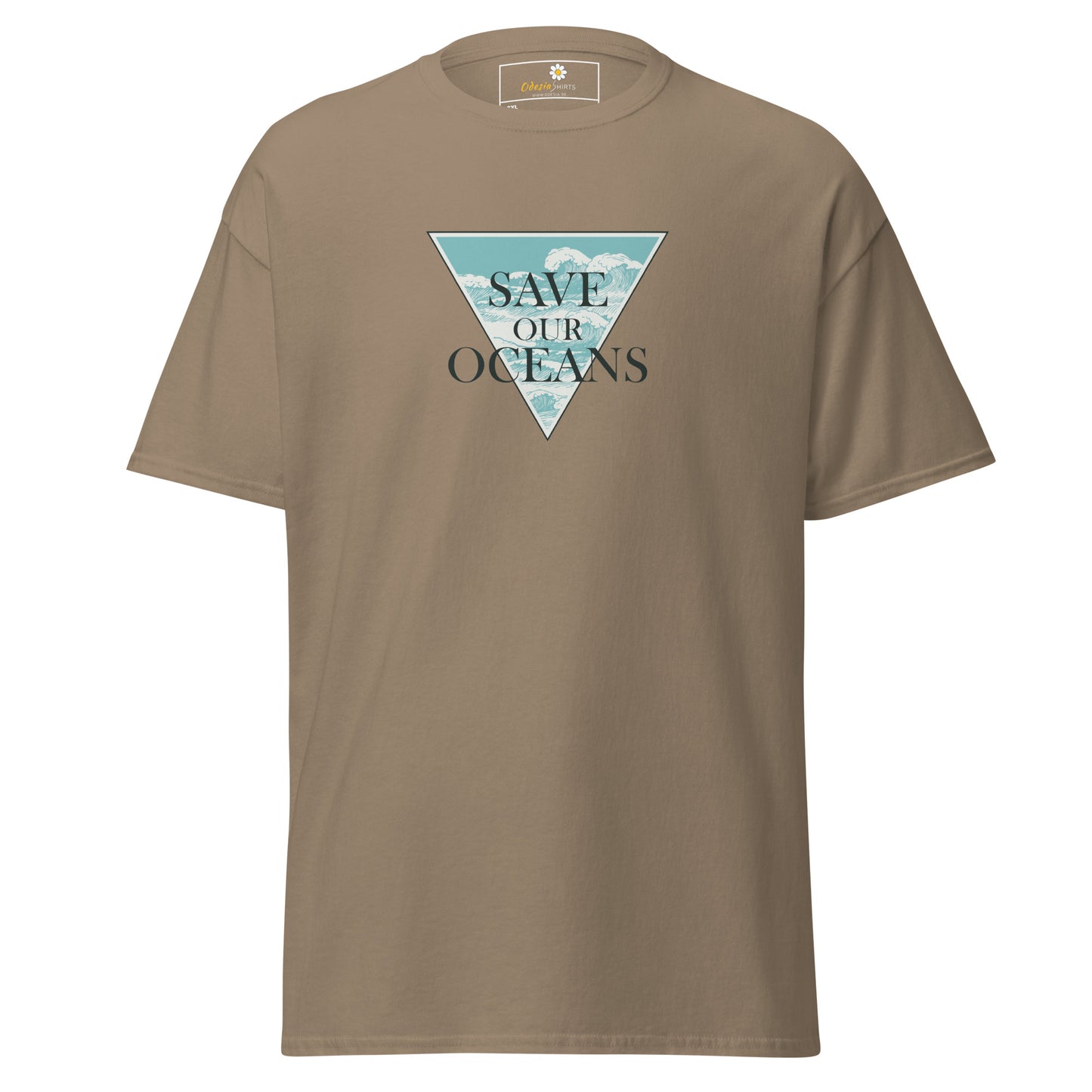 Unisex classic t-shirt - ECOLOGY SAVE OUR OCEANS - BIG