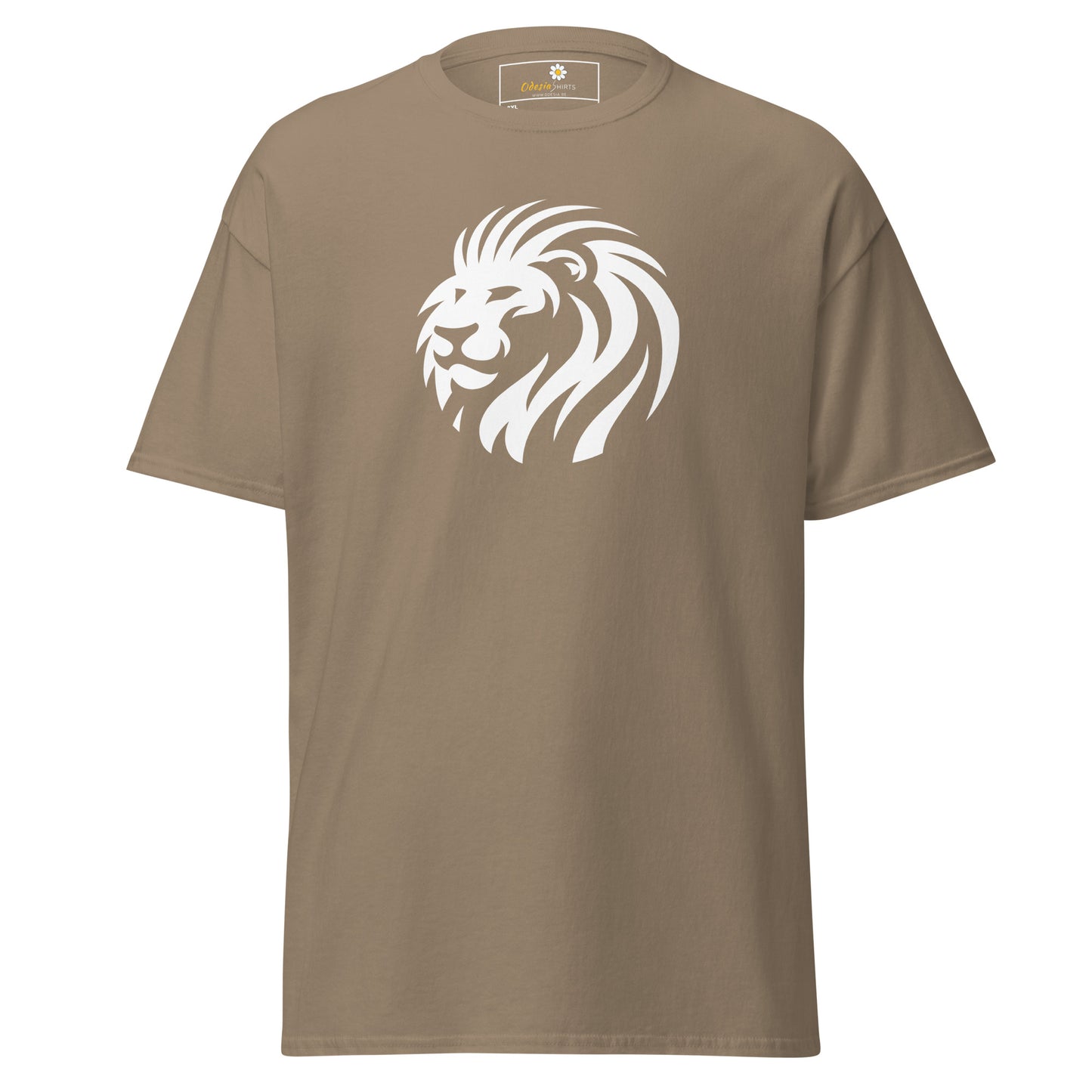 T-shirt classique pour homme - WILDLIFE LION HEAD HEAD CIRCLE - BIG