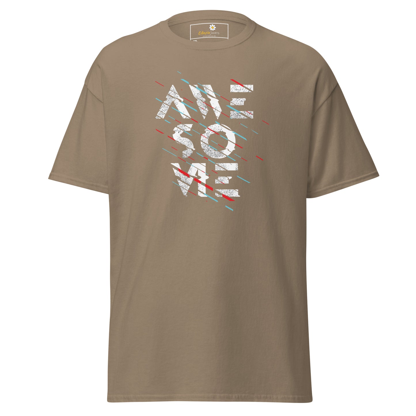 T-shirt classique pour homme - Texte génial - Grand