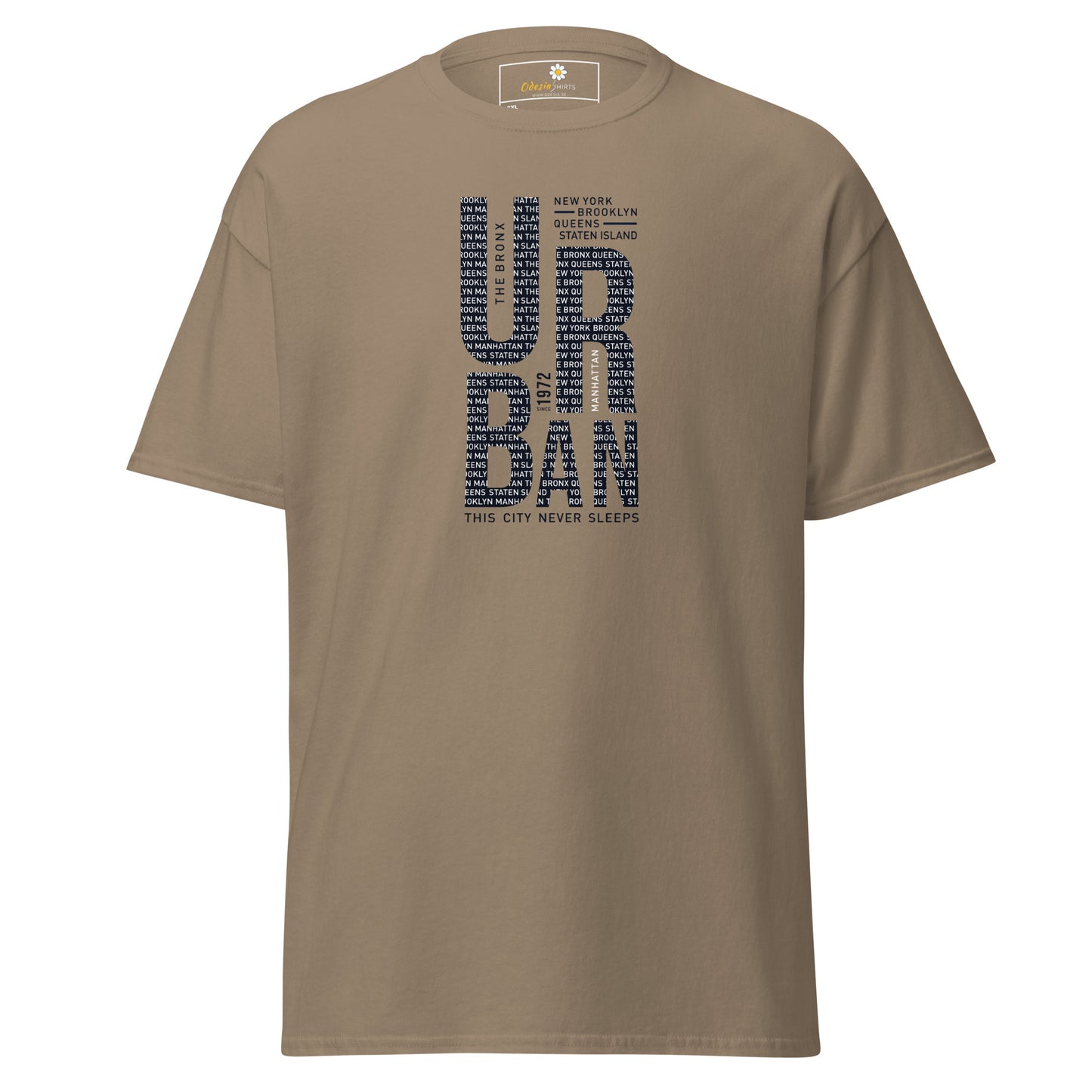 Heren klassiek t-shirt - URBAN DESIGN - GROOT