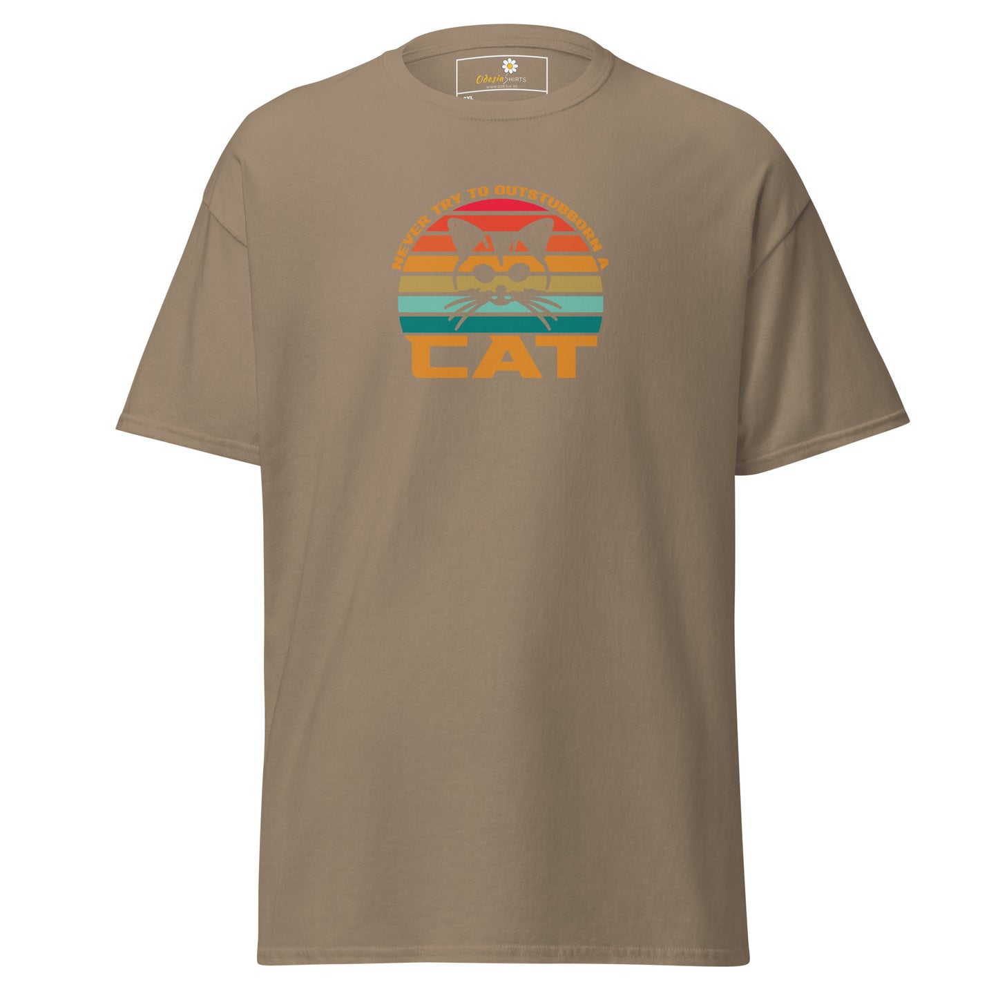 T-shirt classique unisexe - LES ANIMAUX NE TENTENT JAMAIS UN CHAT - GRAND