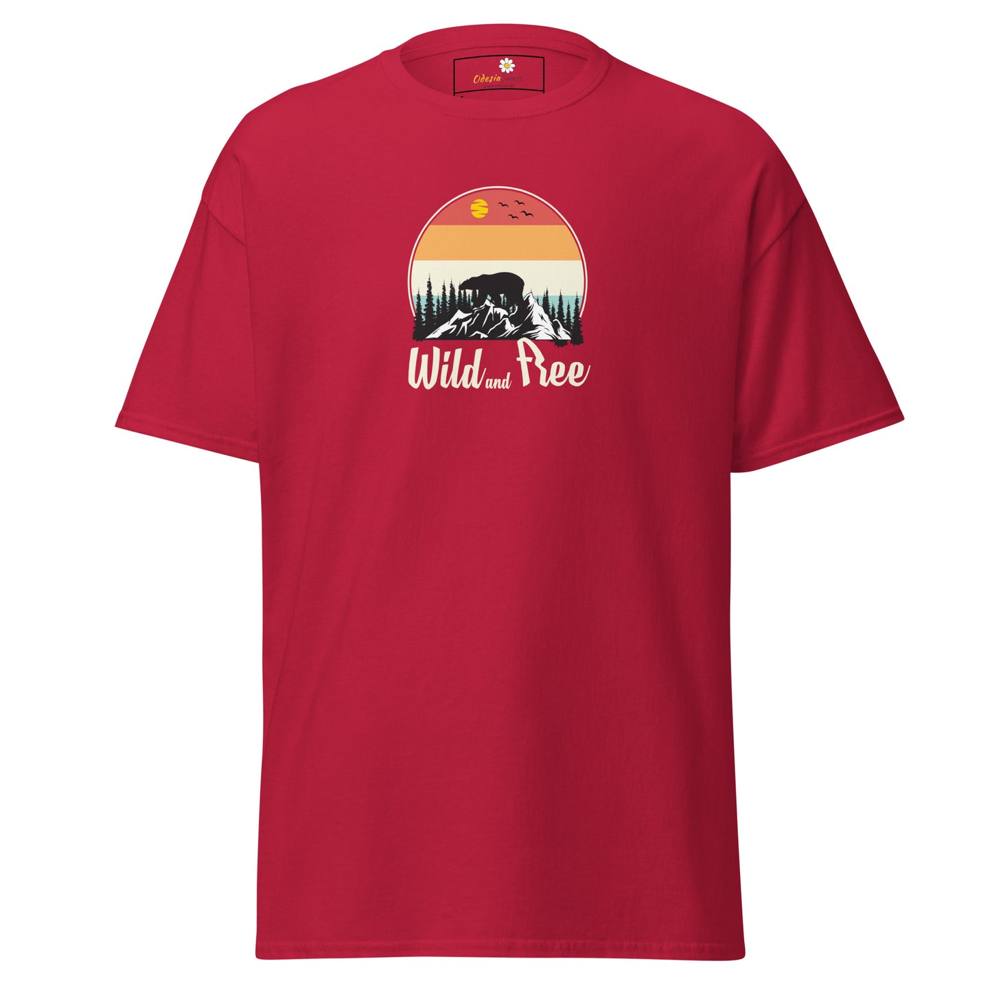 Unisex classic t-shirt - ADVENTURE WILD AND FREE - REGULAR