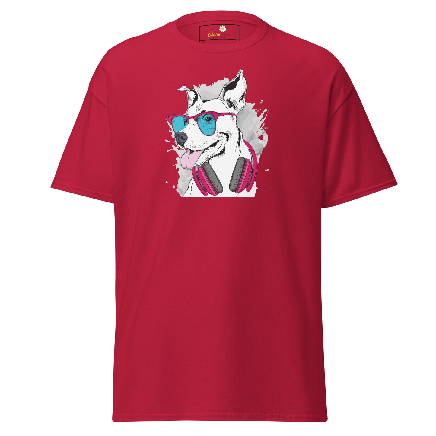 T-shirt classique unisexe - ANIMAUX MUSIQUE CHIEN - RÉGULIER