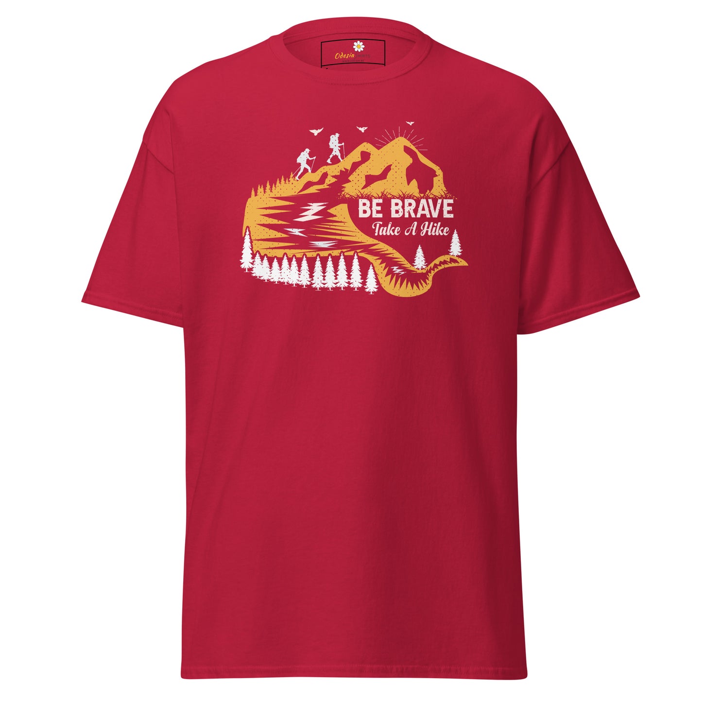 Unisex classic t-shirt - ADVENTURE BE BRAVE WANDER - REGULAR