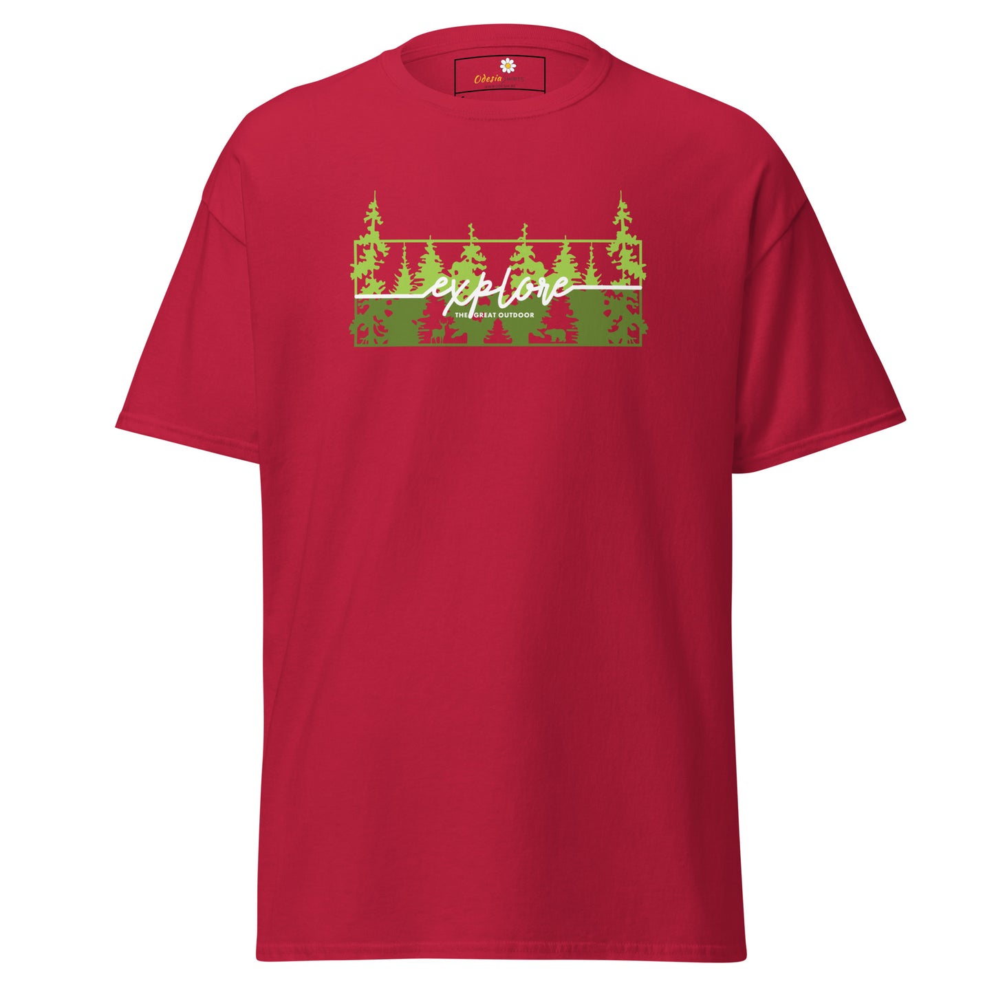 T-shirt classique unisexe - AVENTURE EXPLORE TREES - REGULAR