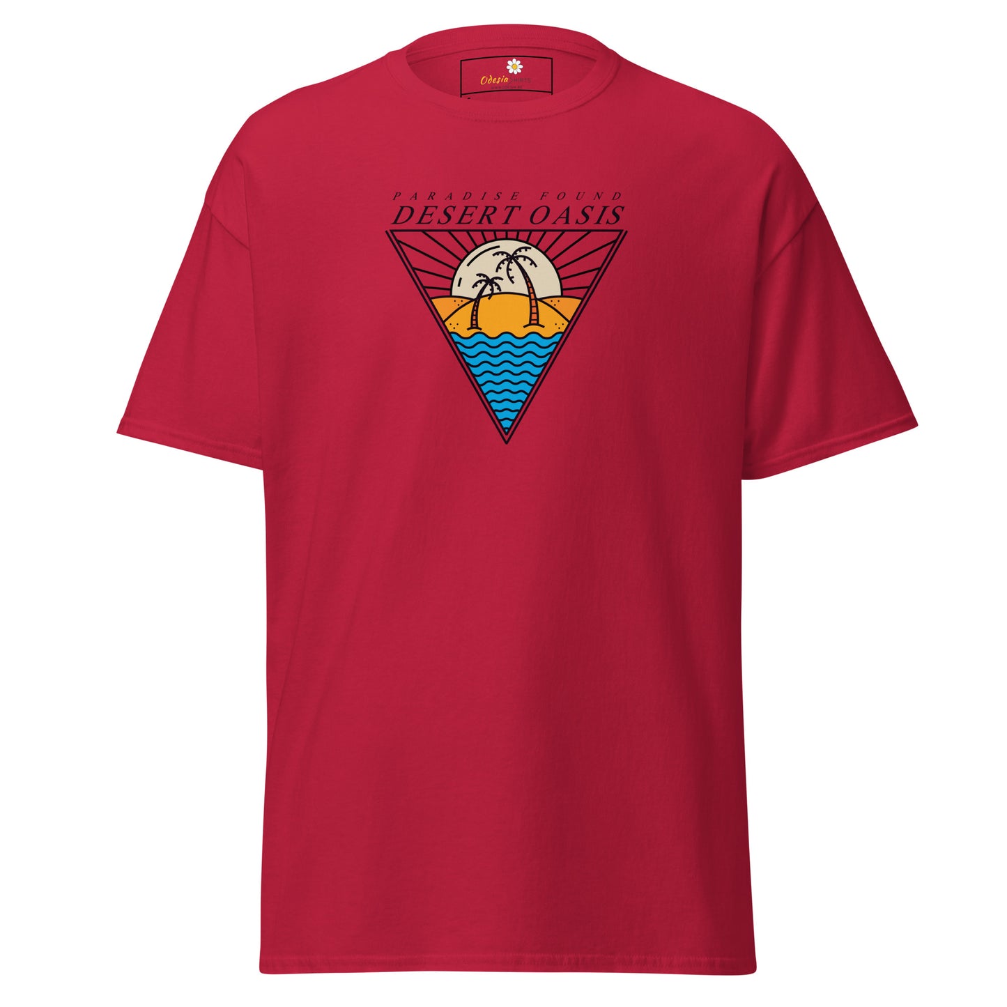 Heren klassiek t-shirt - SUMMER DESERT OASIS - REGULAR