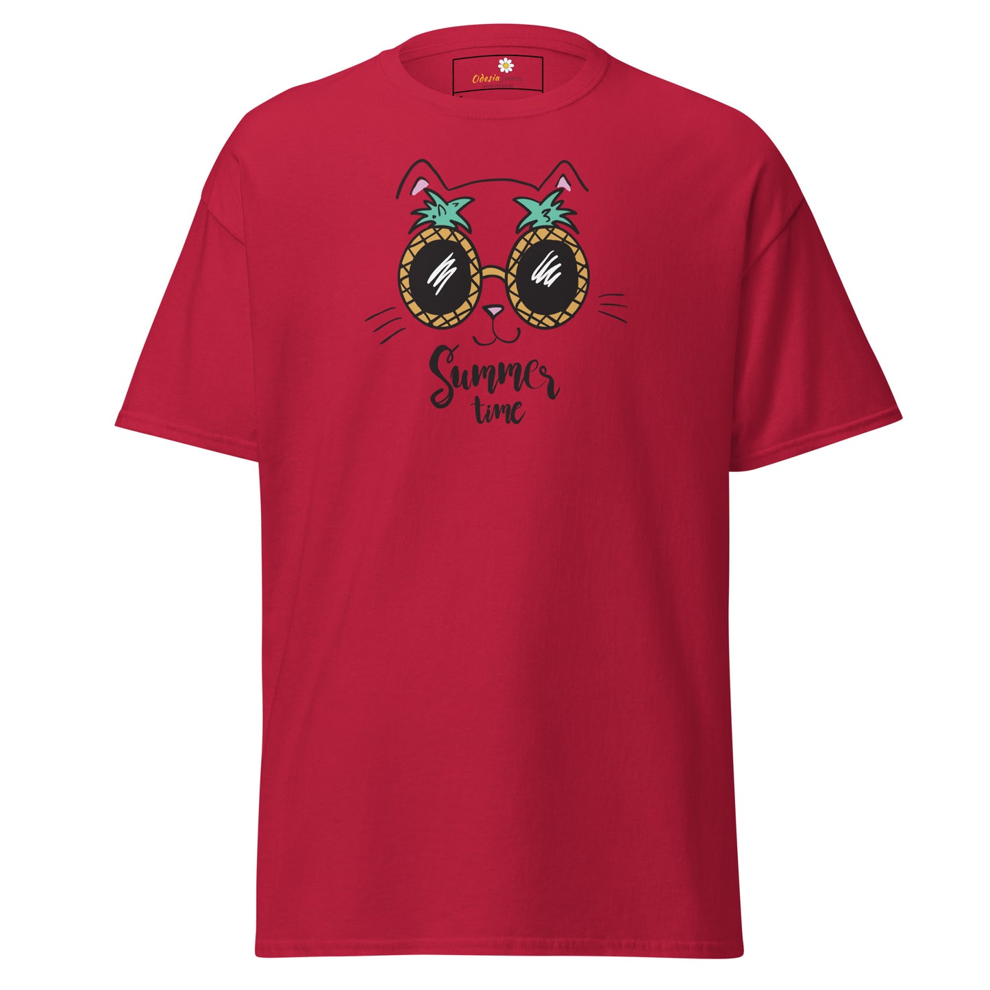 T-shirt classique unisexe - ANIMAUX ANANAS CHAT - RÉGULIER