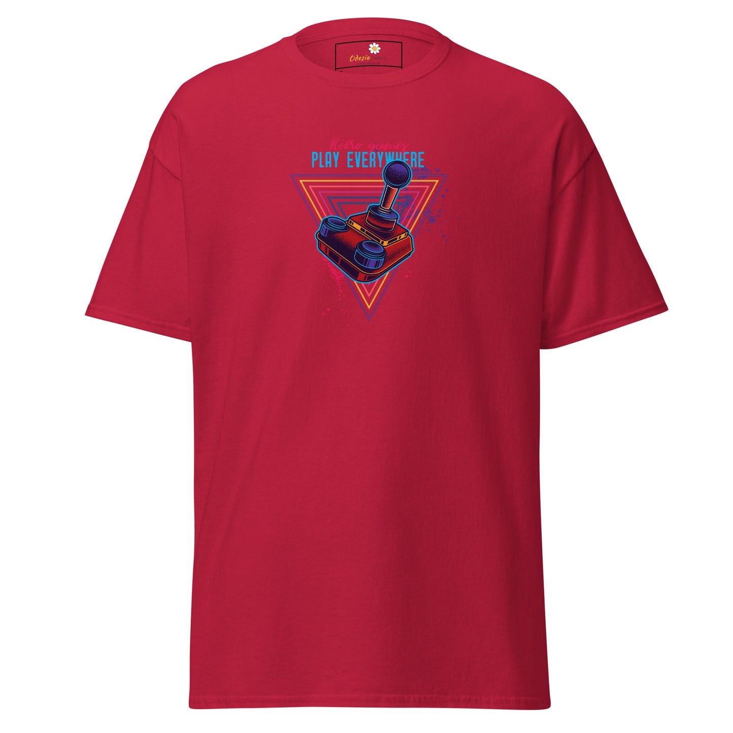 Unisex classic t-shirt - GAMERS PLAY EVERYWHERE JOYSTICK - REGULAR