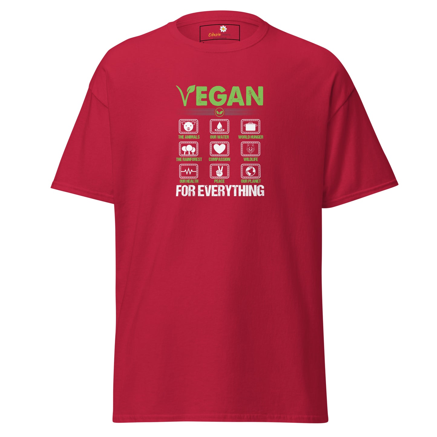 Unisex classic t-shirt - VEGAN FOR EVERYTHING - REGULAR