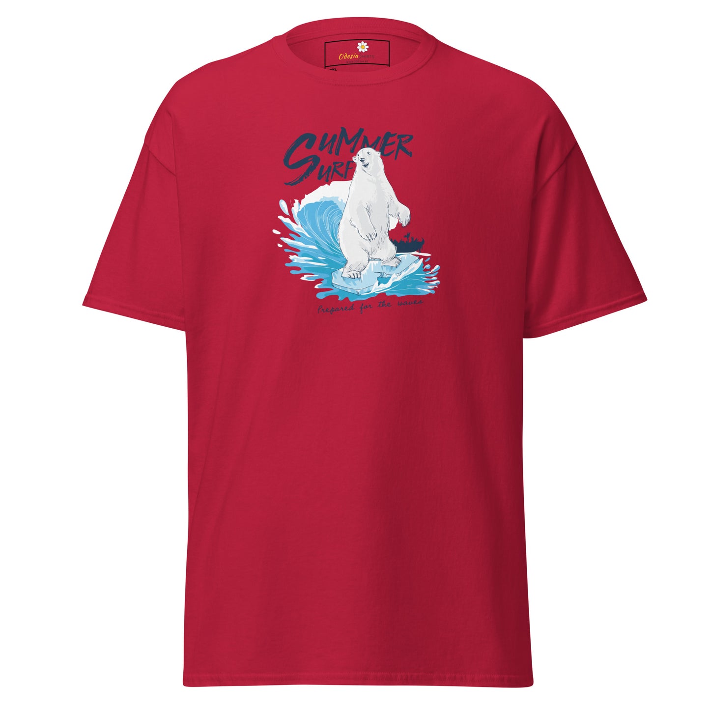 T-shirt classique homme - SUMMER SURFING BEAR - GRAND